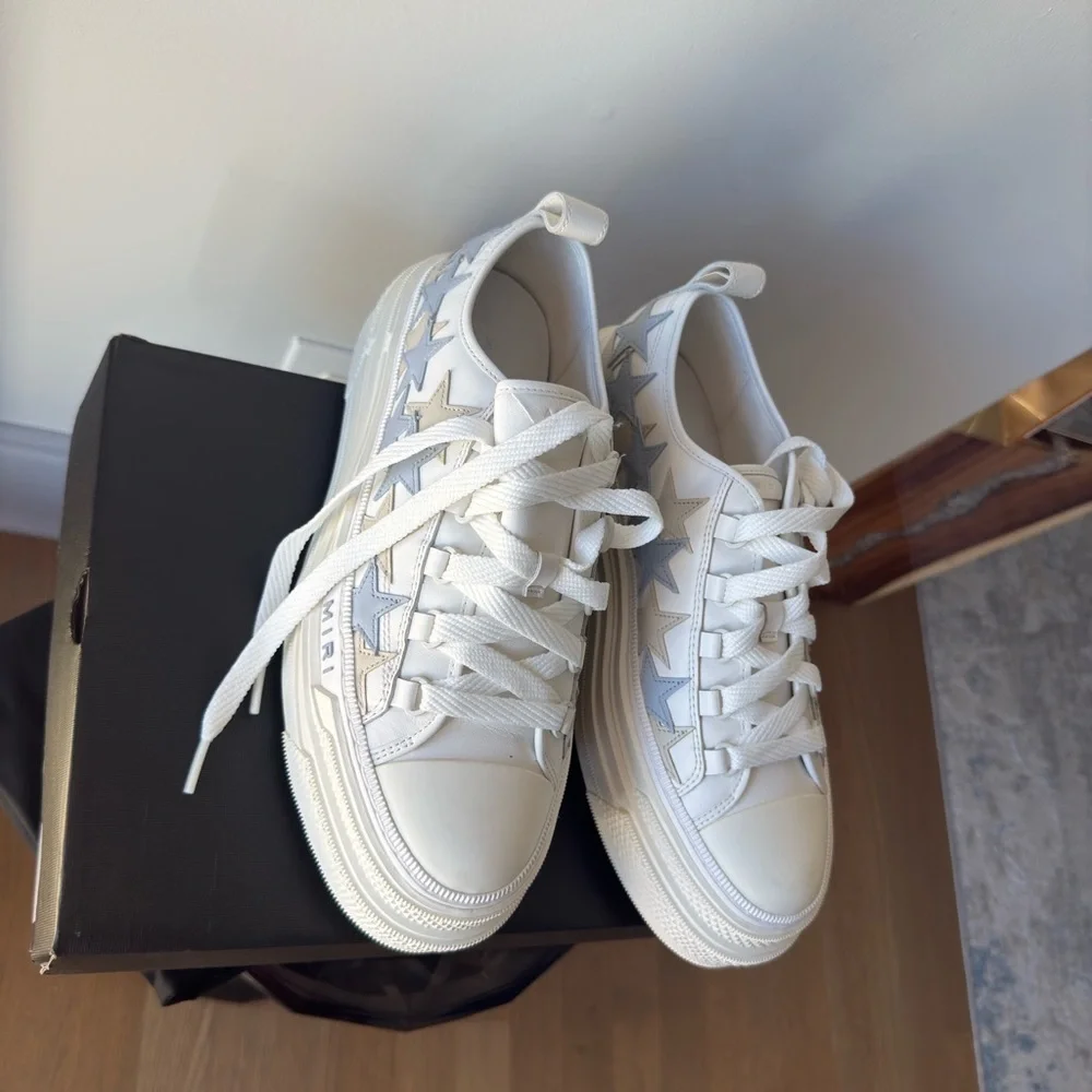 Amiri Platform Stars Court Low Sneakers - Picture 4 of 10